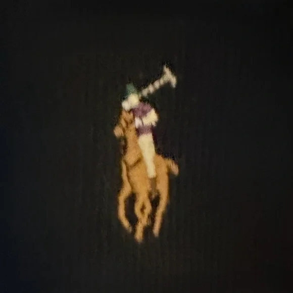 Polo Ralph Lauren Black Quarter Zip Pullover Sweater Size S - Picture 8 of 15